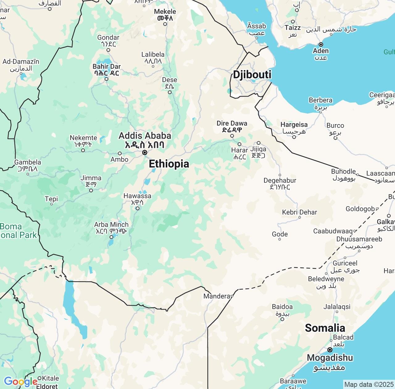 Map image for Intellectual Property Lawyers in Oromiya and Ethiopia IP firms at coordinates  ; .