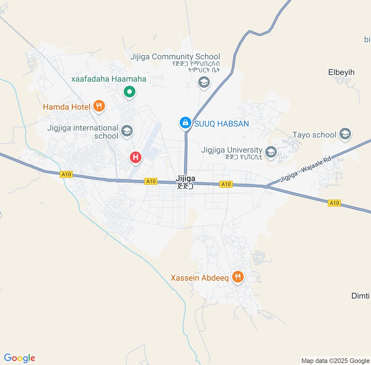 Map image for Intellectual Property Lawyers in Jijiga and Somali IP firms at coordinates  ; .
