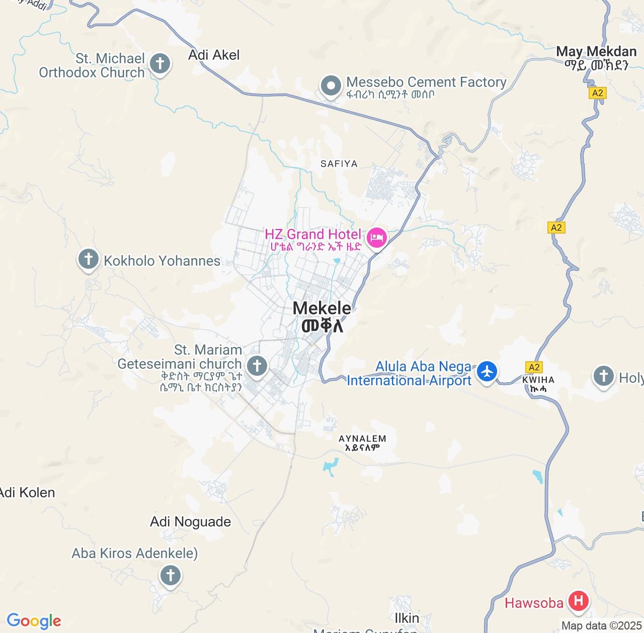 Map image for Intellectual Property Lawyers in Mek'ele and Tigray IP firms at coordinates  ; .