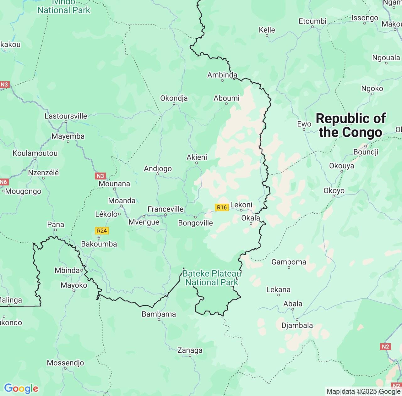 Map image for Intellectual Property Lawyers in Haut-Ogooué and Gabon IP firms at coordinates  ; .