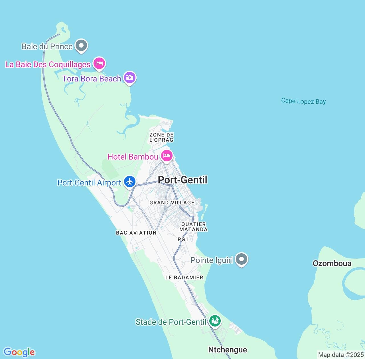 Map image for Intellectual Property Lawyers in Port-Gentil and Ogooué-Maritime IP firms at coordinates  ; .