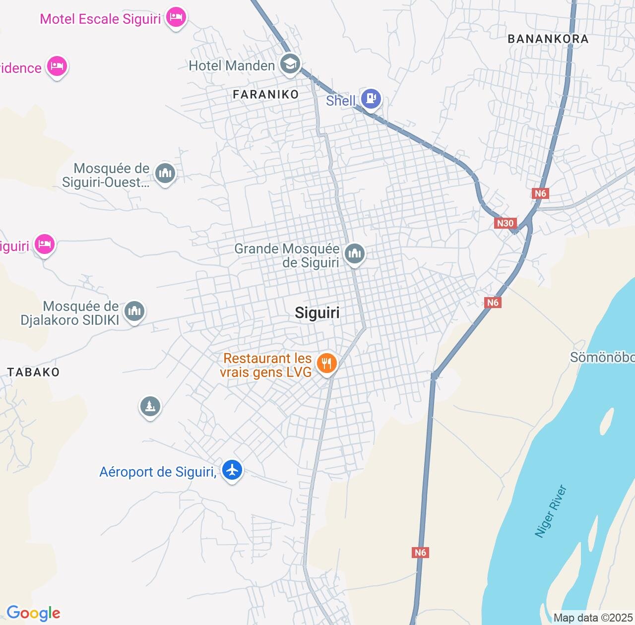 Map image for Intellectual Property Lawyers in Siguiri and Kankan Region IP firms at coordinates  ; .