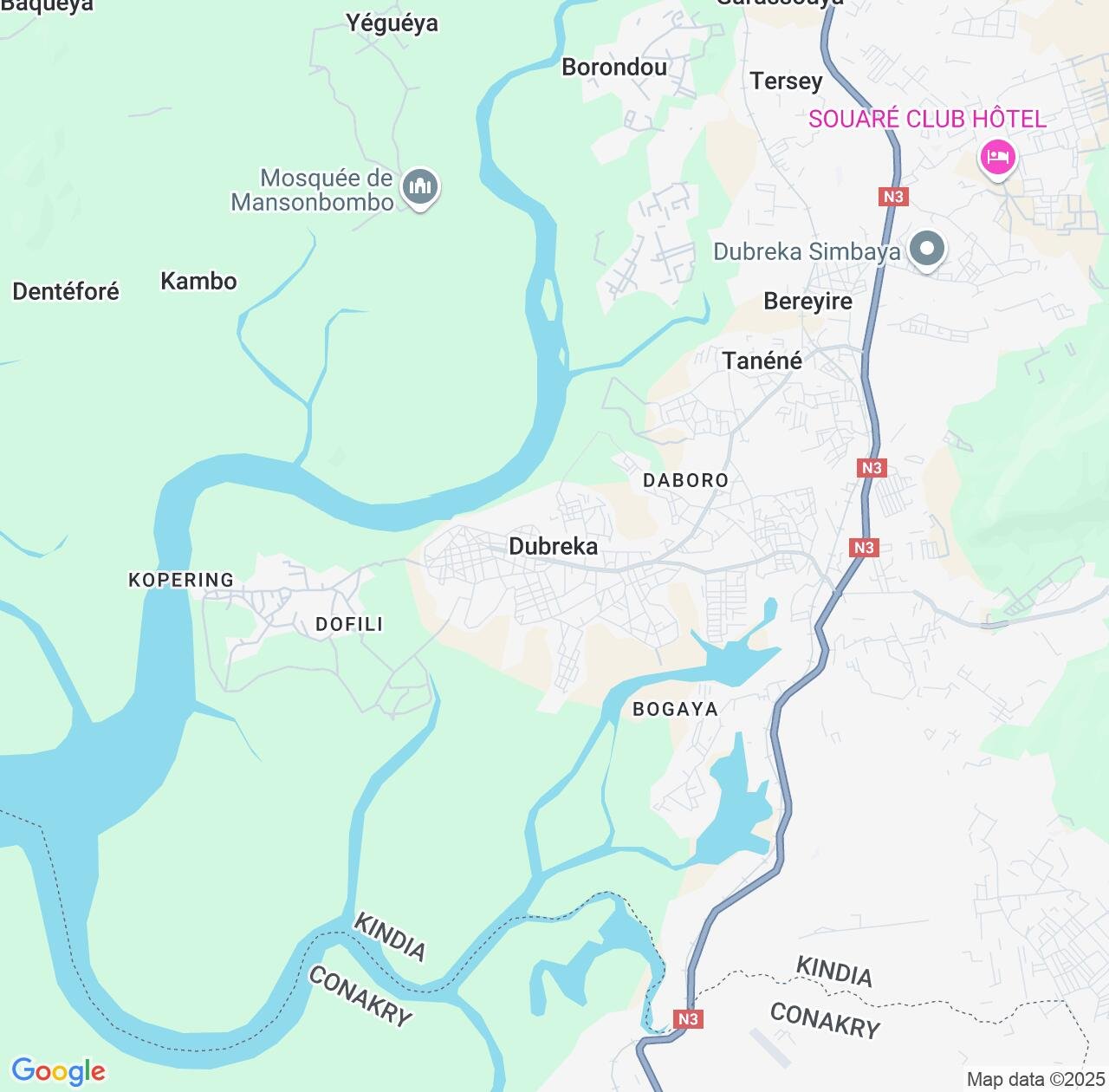 Map image for Intellectual Property Lawyers in Dubreka and Kindia IP firms at coordinates  ; .