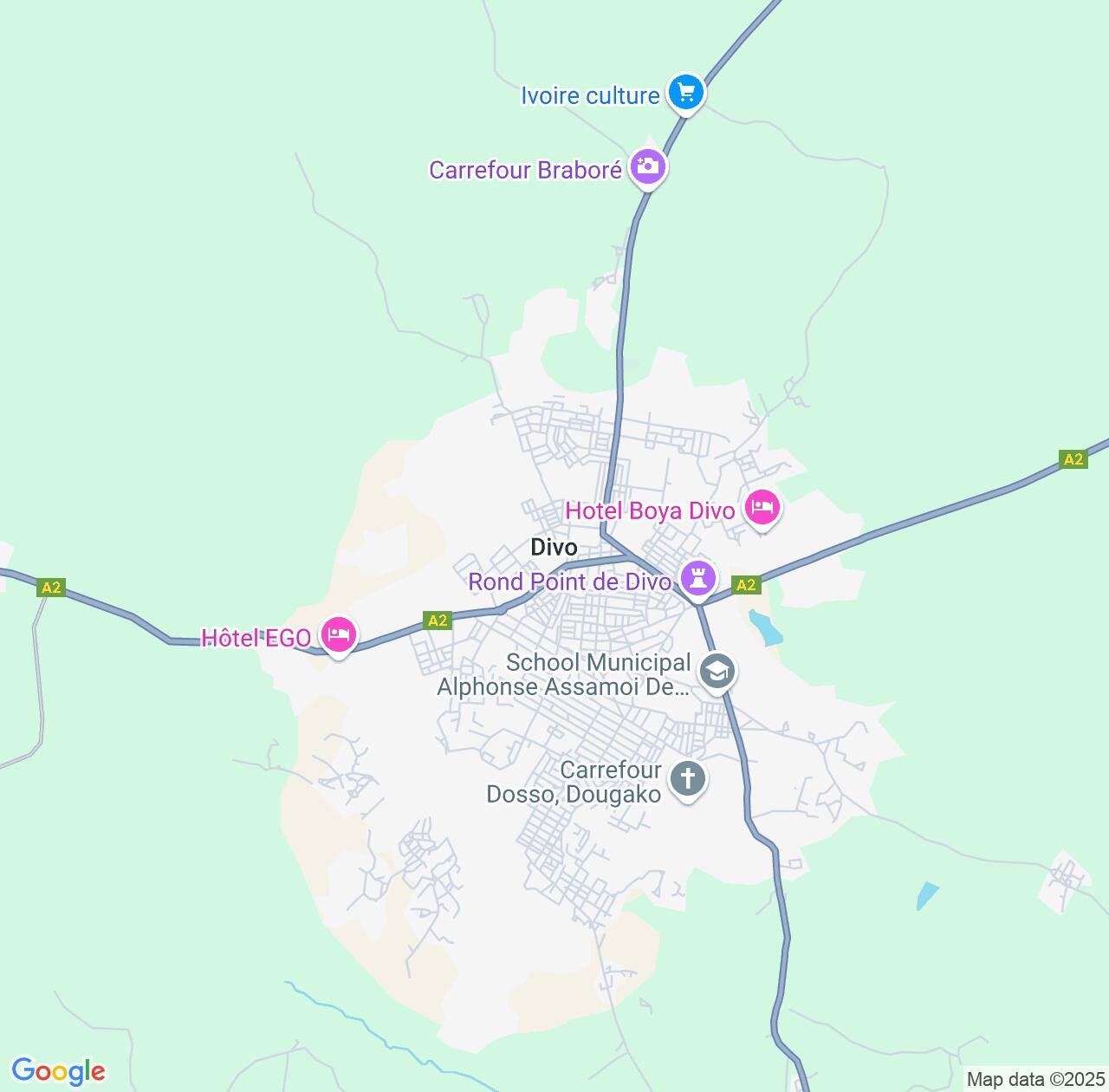 Map image for Intellectual Property Lawyers in Divo and Gôh-Djiboua IP firms at coordinates  ; .