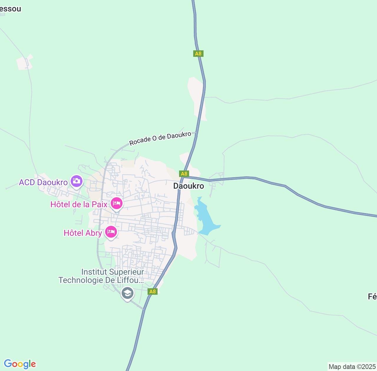 Map image for Intellectual Property Lawyers in Daoukro and Lacs District IP firms at coordinates  ; .