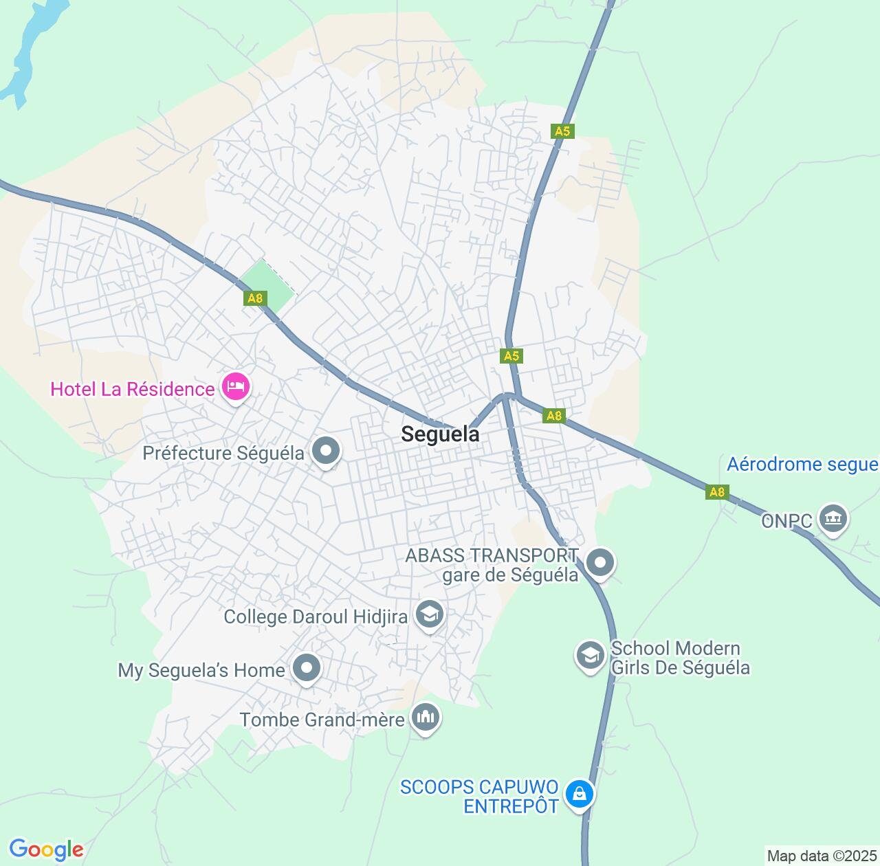Map image for Intellectual Property Lawyers in Seguela and Woroba IP firms at coordinates  ; .