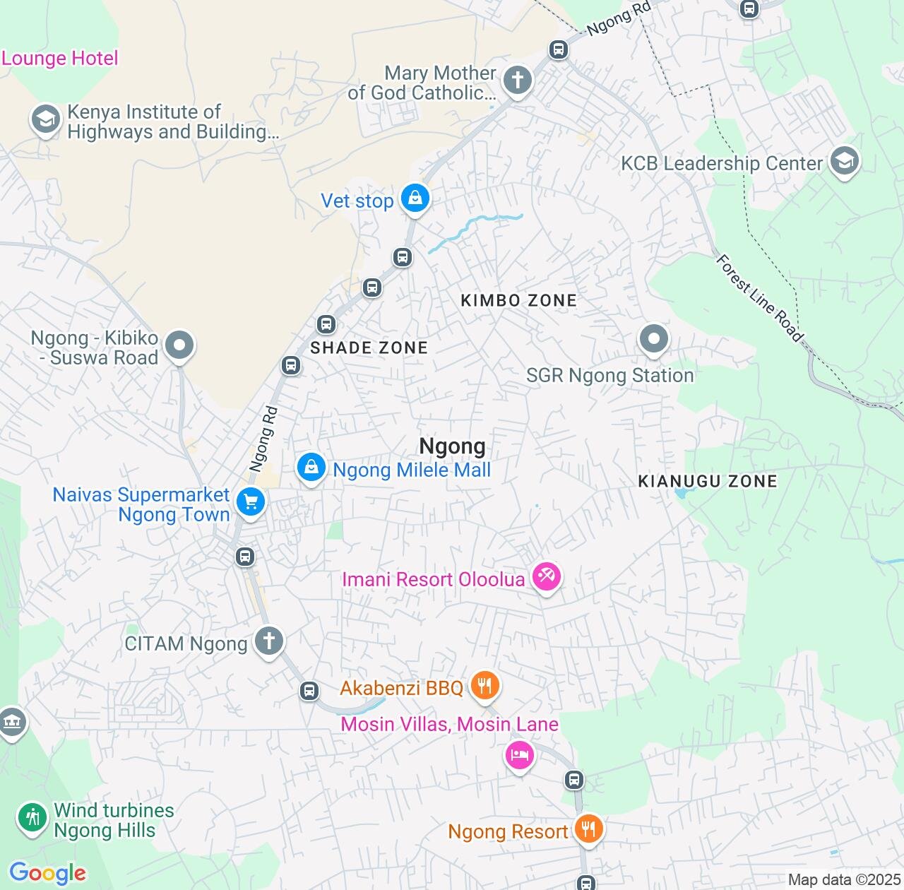 Map image for Intellectual Property Lawyers in Ngong and Kajiado County IP firms at coordinates  ; .