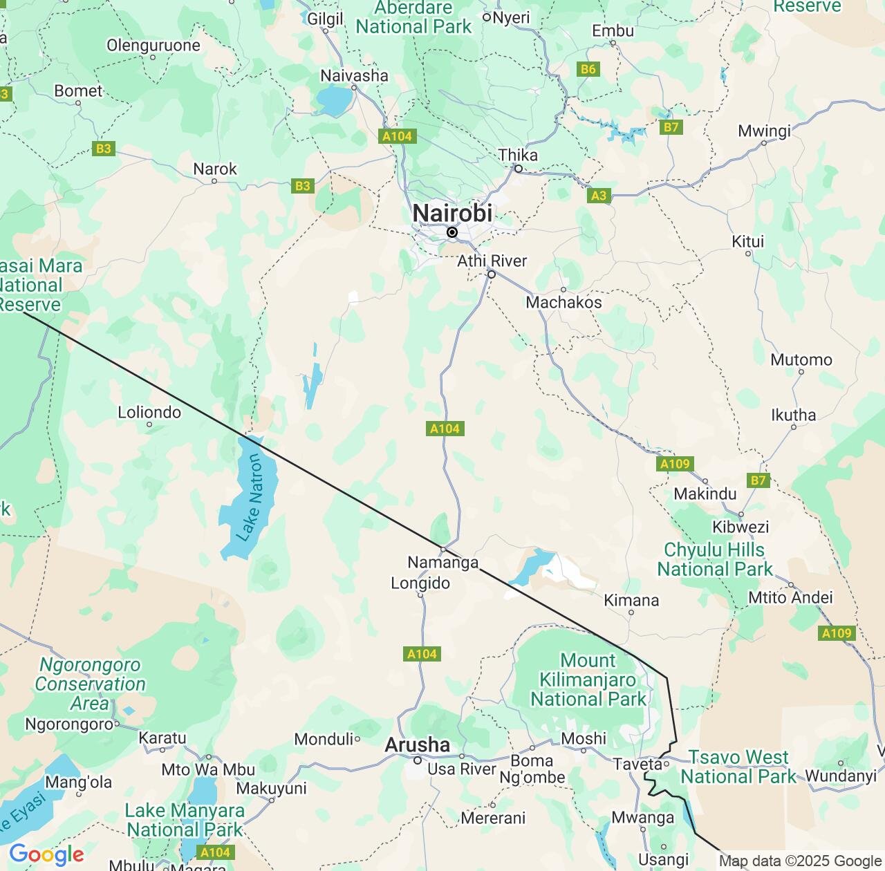 Map image for Intellectual Property Lawyers in Kajiado County and Kenya IP firms at coordinates  ; .
