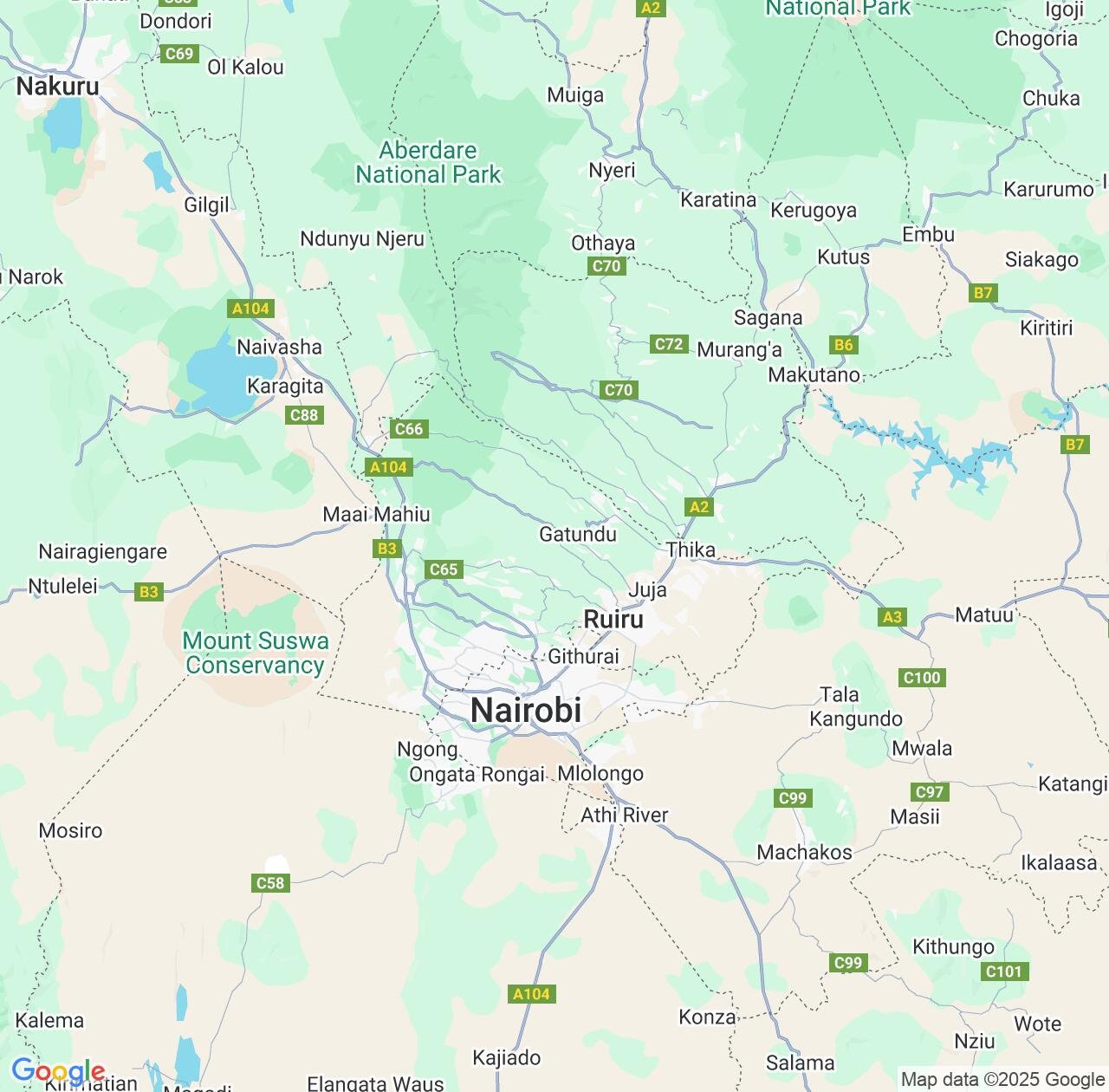 Map image for Intellectual Property Lawyers in Kiambu County and Kenya IP firms at coordinates  ; .