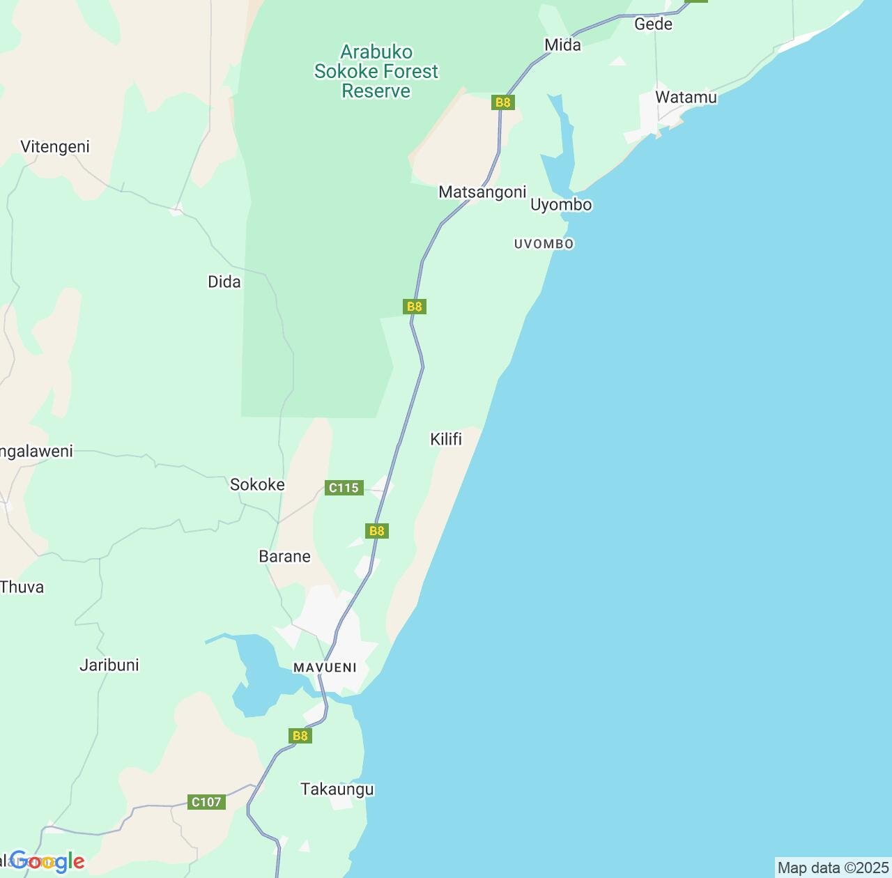 Map image for Intellectual Property Lawyers in Kilifi County and Kenya IP firms at coordinates  ; .