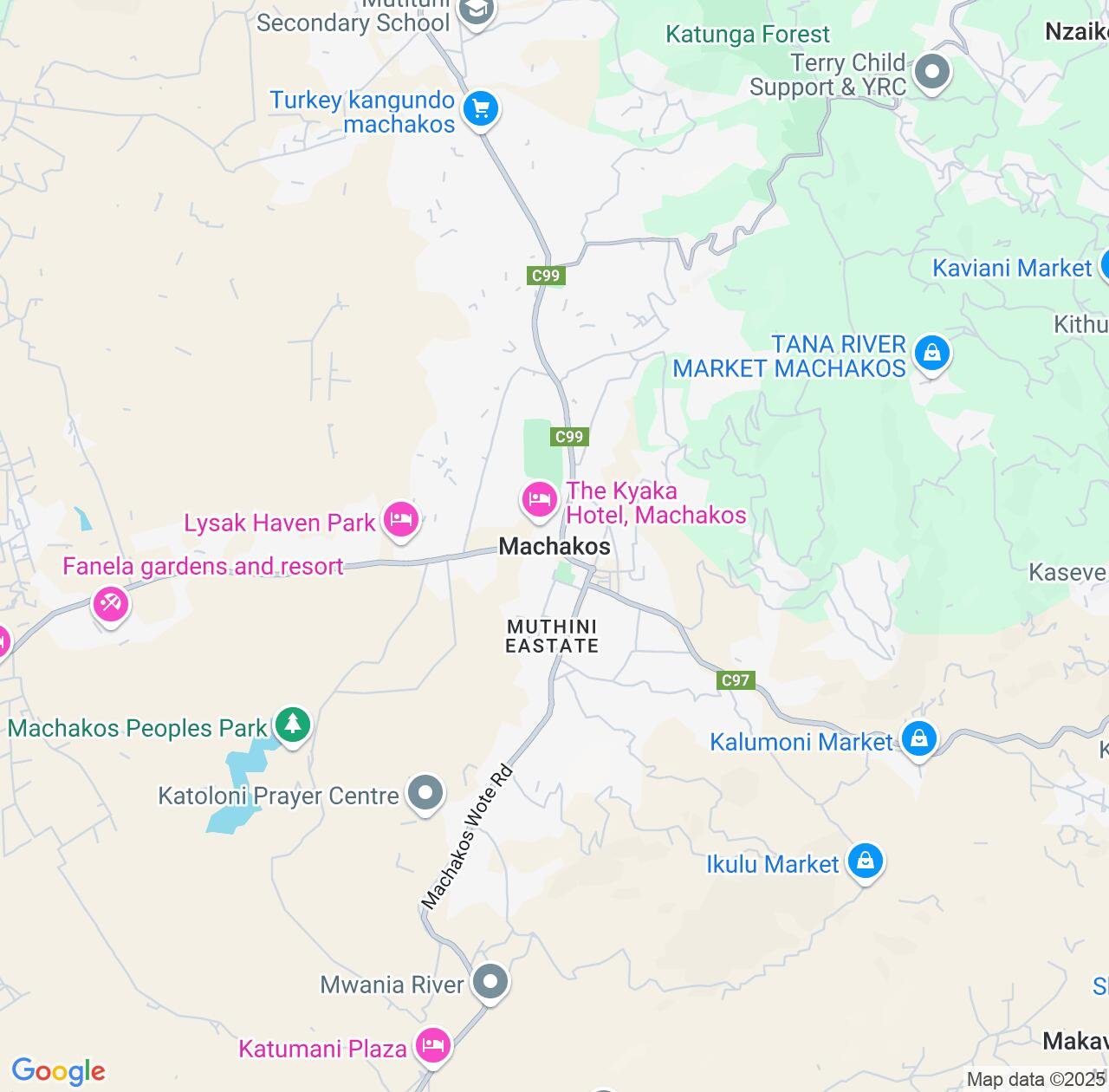 Map image for Intellectual Property Lawyers in Machakos County and Kenya IP firms at coordinates  ; .