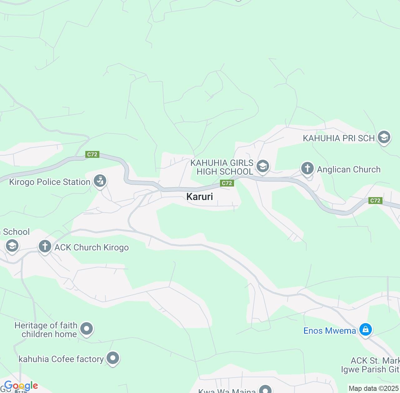 Map image for Intellectual Property Lawyers in Karuri and Murang'A IP firms at coordinates  ; .