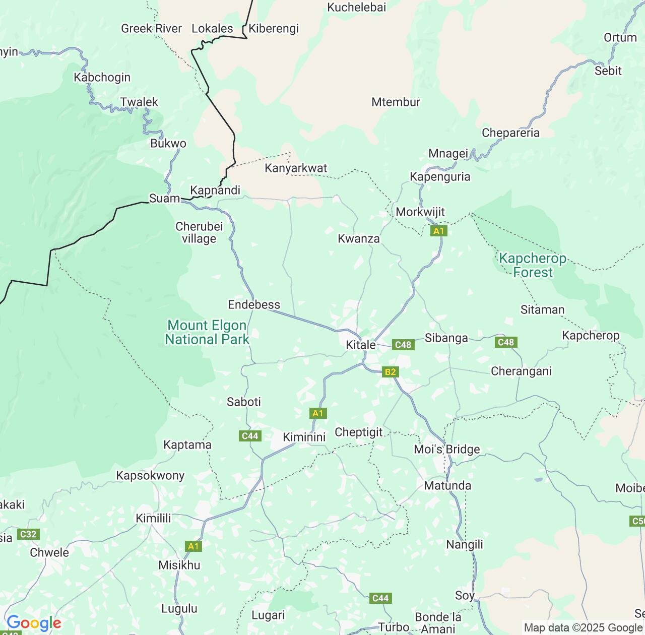 Map image for Intellectual Property Lawyers in Trans Nzoia and Kenya IP firms at coordinates  ; .