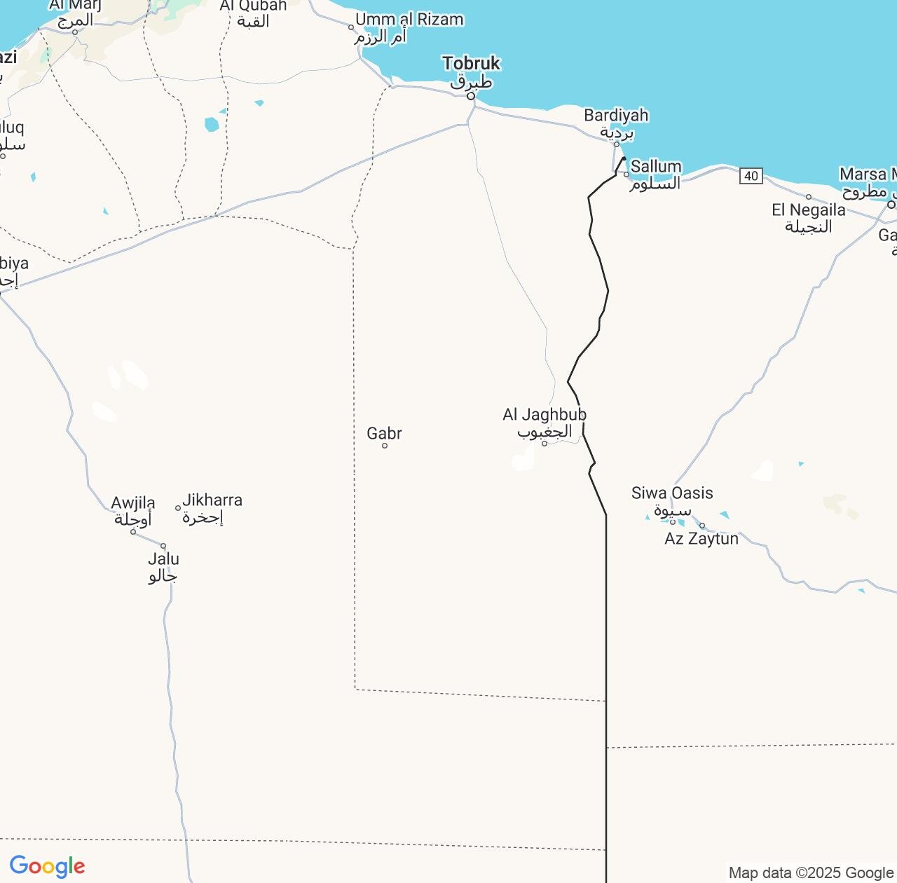 Map image for Intellectual Property Lawyers in Al Buţnān and Libya IP firms at coordinates  ; .