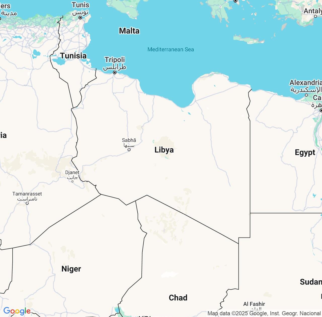 Map image for Intellectual Property Lawyers in Libya and Africa IP firms at coordinates  ; .