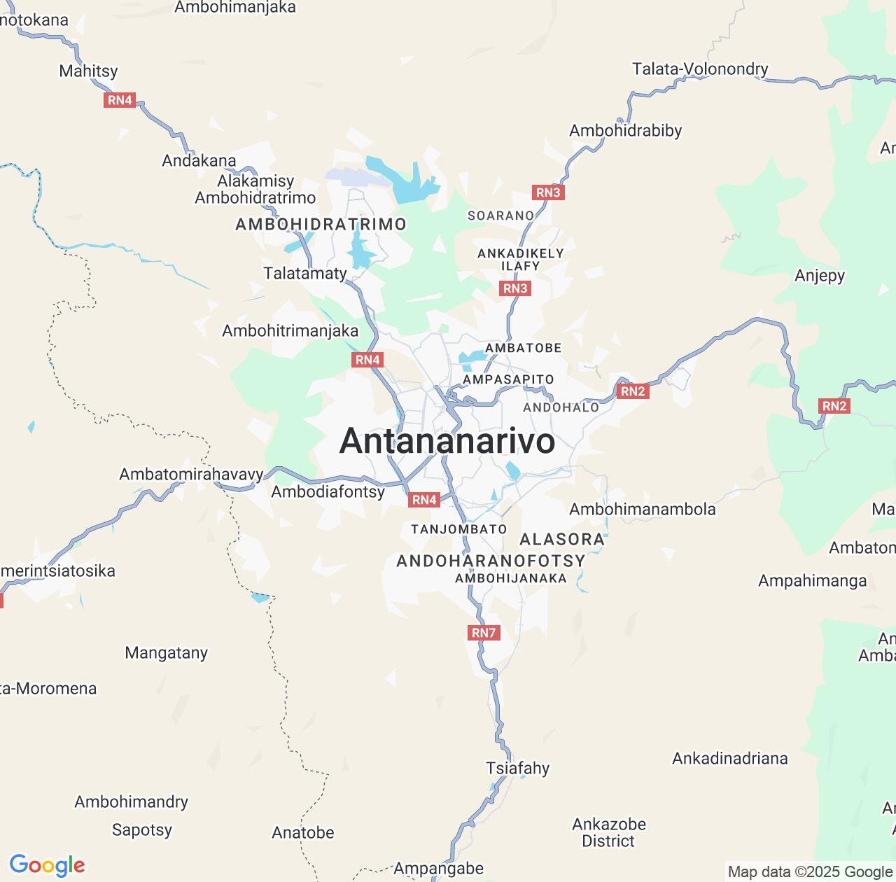 Map image for Intellectual Property Lawyers in Antananarivo and Analamanga IP firms at coordinates  ; .