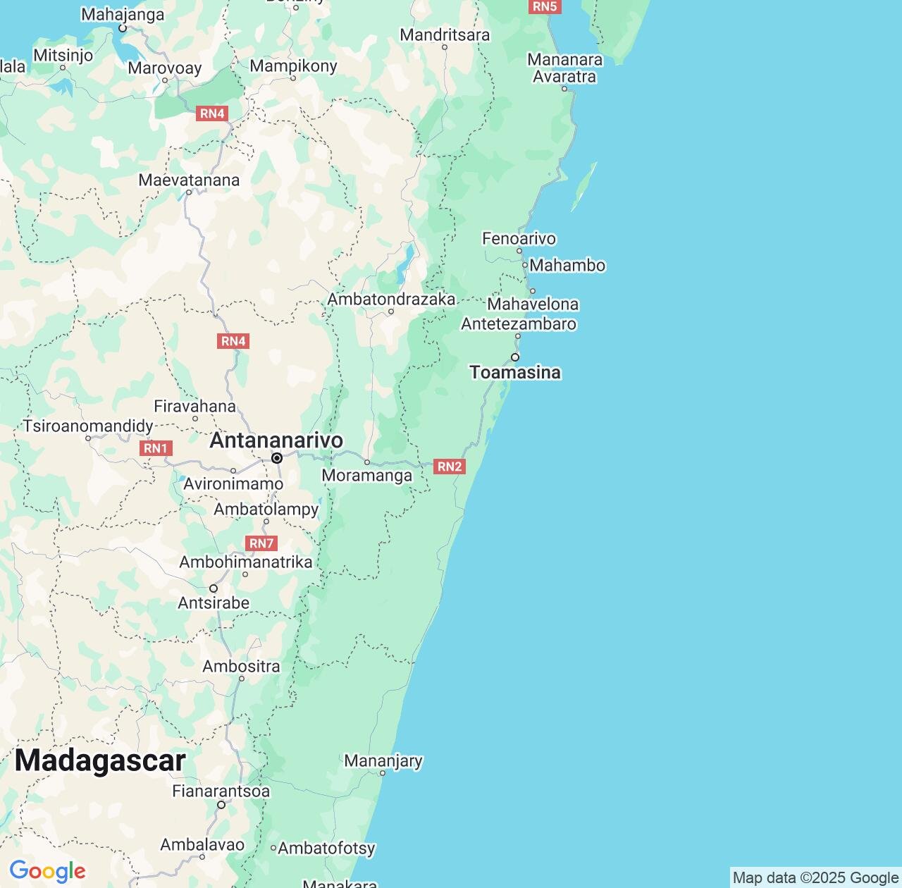 Map image for Intellectual Property Lawyers in Atsinanana and Madagascar IP firms at coordinates  ; .