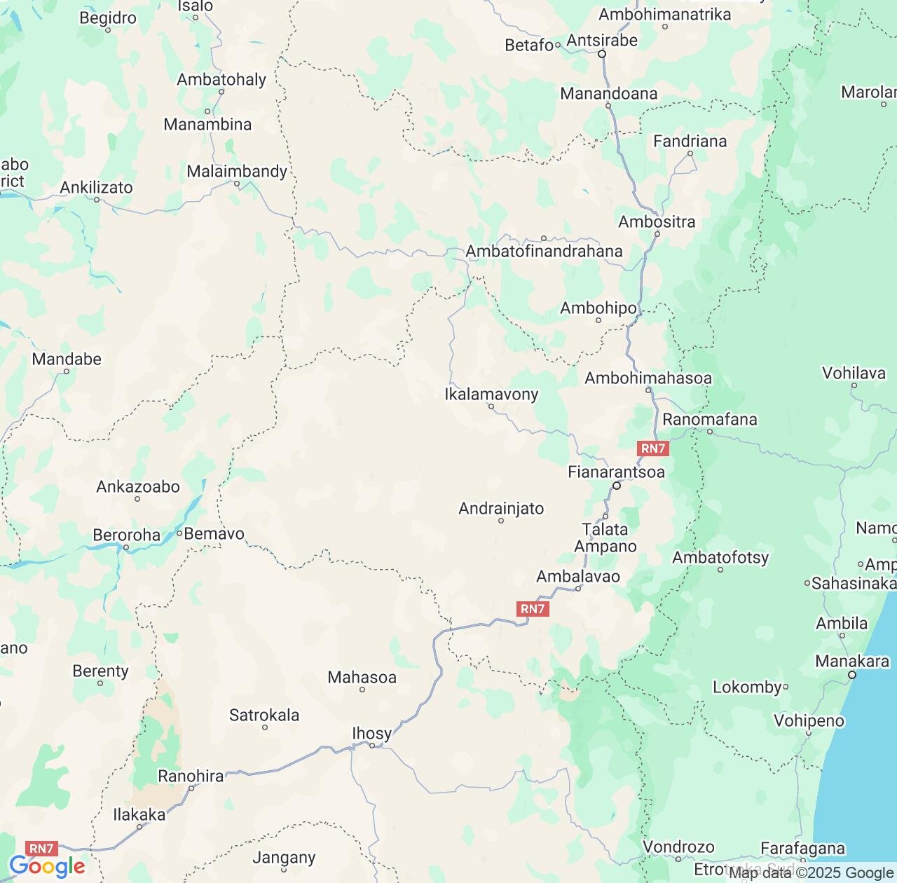Map image for Intellectual Property Lawyers in Upper Matsiatra and Madagascar IP firms at coordinates  ; .