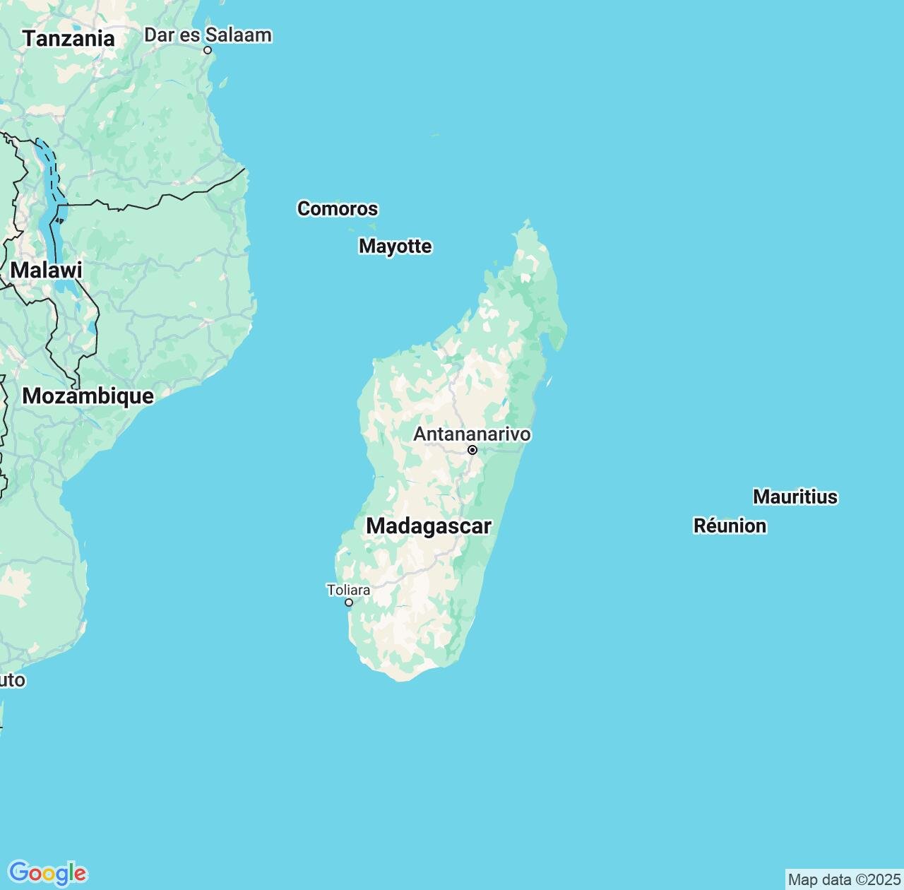 Map image for Intellectual Property Lawyers in Madagascar and Africa IP firms at coordinates  ; .