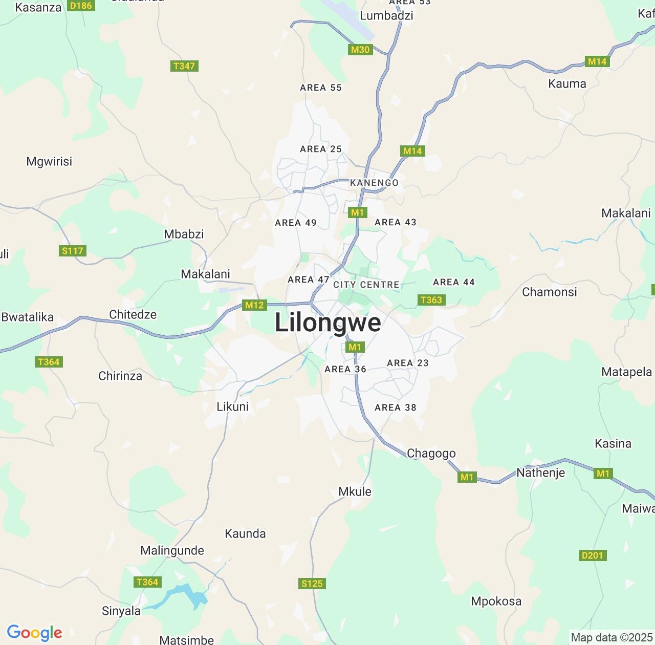 Map image for Intellectual Property Lawyers in Lilongwe and Central Region IP firms at coordinates  ; .