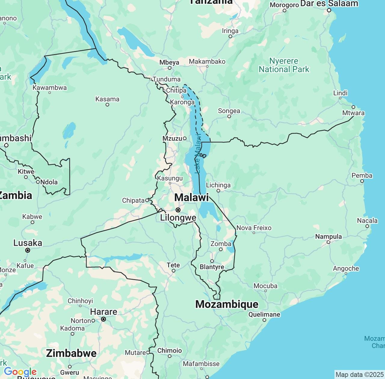 Map image for Intellectual Property Lawyers in Malawi and Africa IP firms at coordinates  ; .