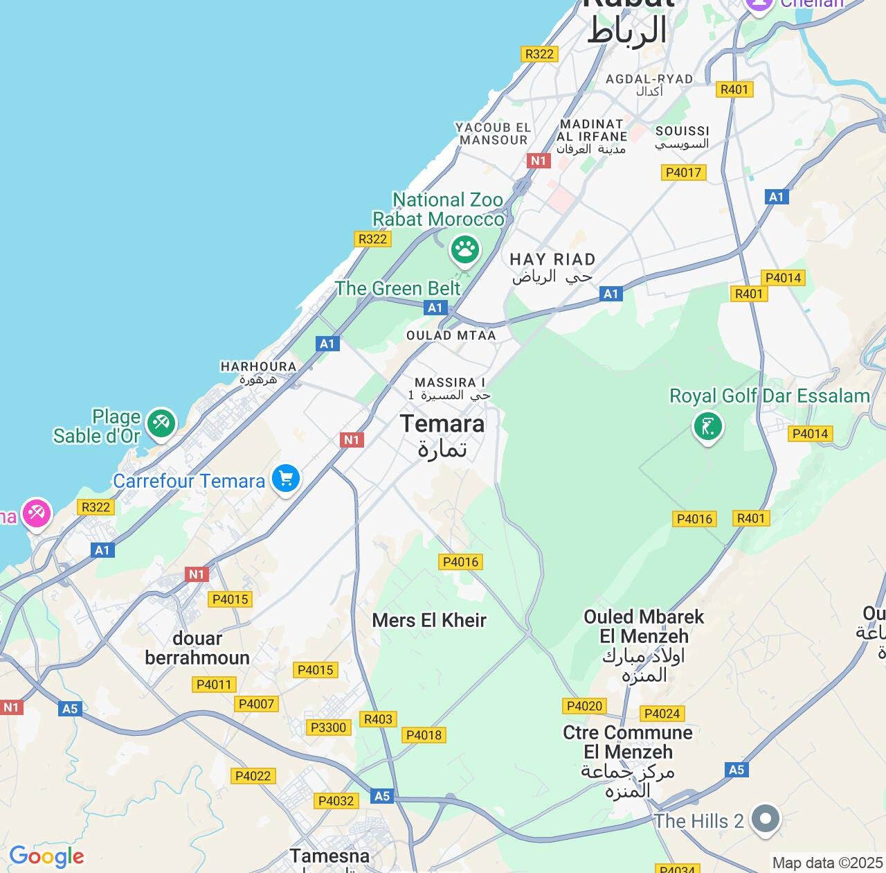 Map image for Intellectual Property Lawyers in Temara and Rabat-Salé-Kénitra IP firms at coordinates  ; .