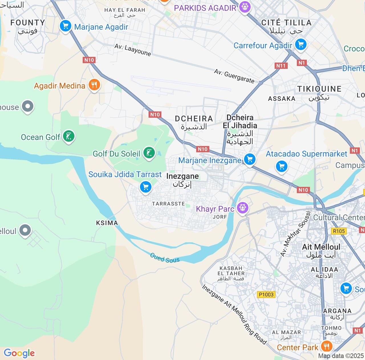 Map image for Intellectual Property Lawyers in Inezgane and Souss-Massa IP firms at coordinates  ; .