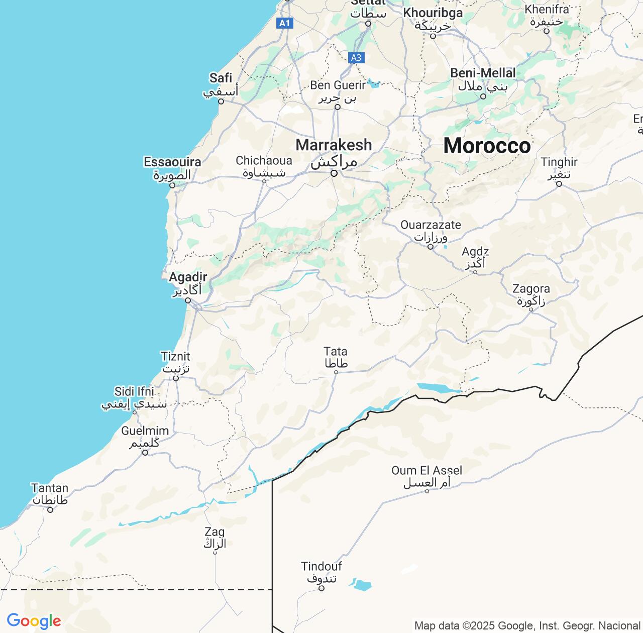 Map image for Intellectual Property Lawyers in Souss-Massa and Morocco IP firms at coordinates  ; .