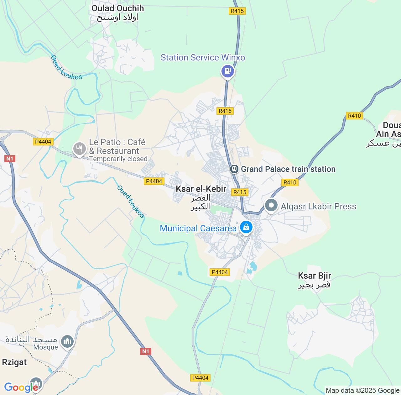 Map image for Intellectual Property Lawyers in Ksar El Kebir and Tanger-Tetouan-Al Hoceima IP firms at coordinates  ; .