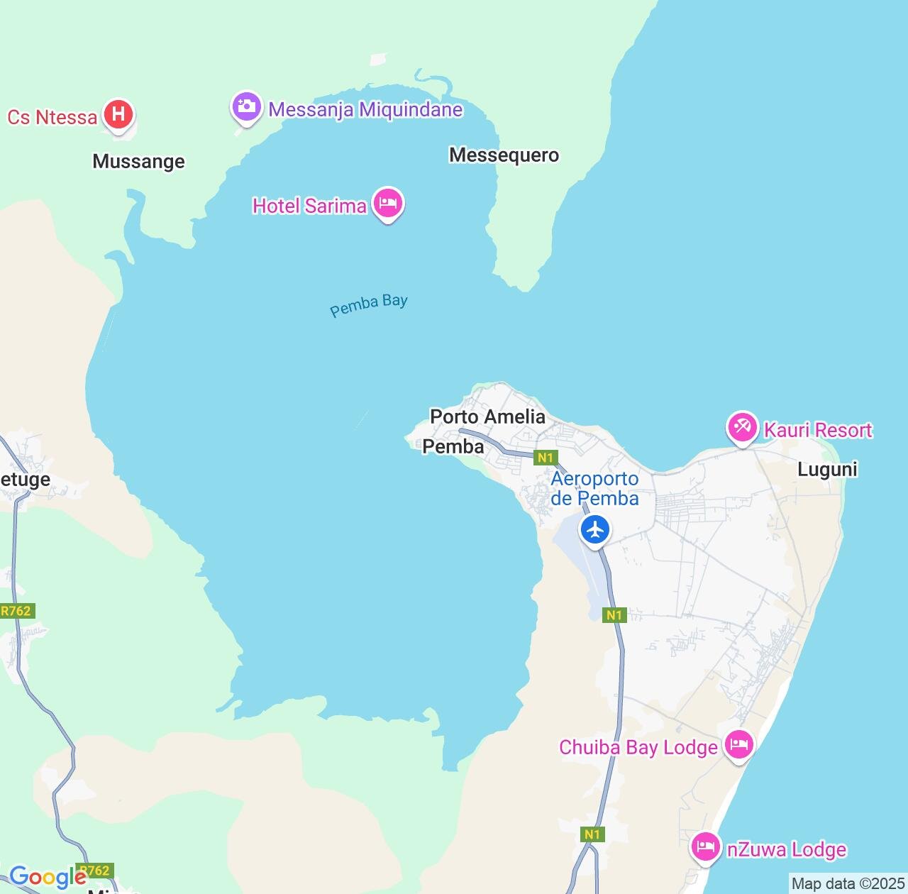 Map image for Intellectual Property Lawyers in Pemba and Cabo Delgado Province IP firms at coordinates  ; .