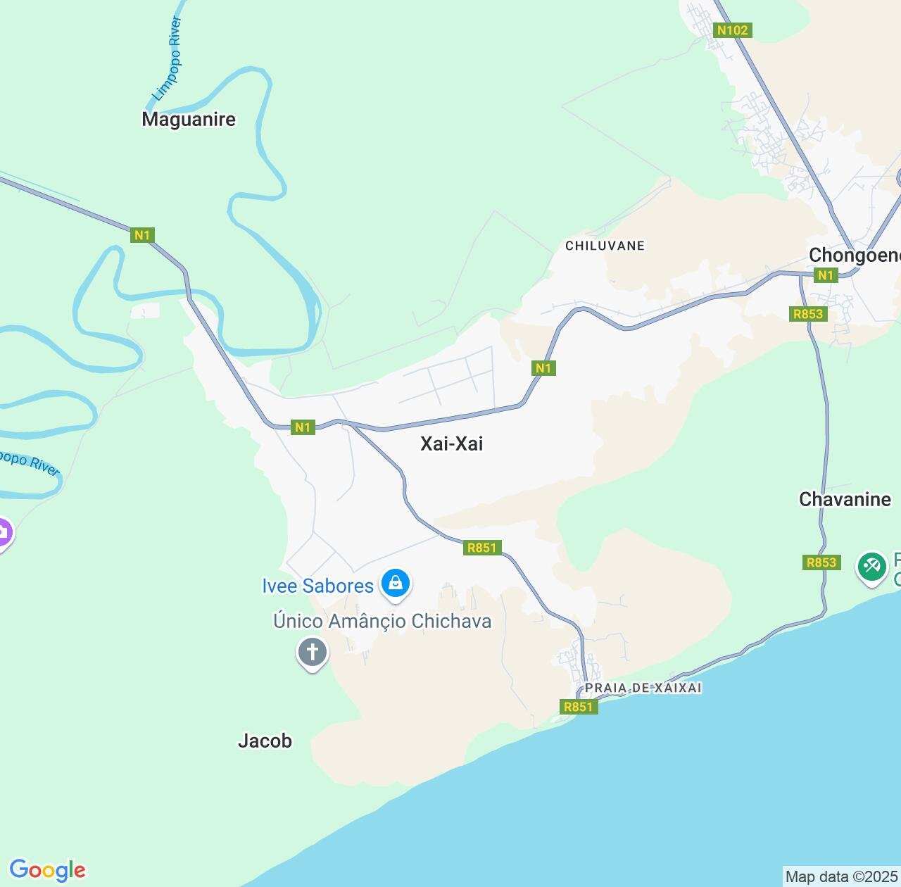 Map image for Intellectual Property Lawyers in Xai-Xai and Gaza Province IP firms at coordinates  ; .