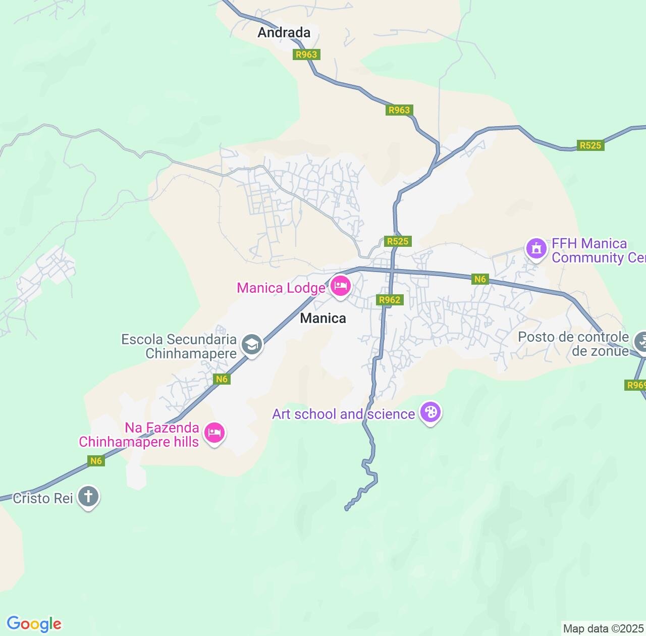 Map image for Intellectual Property Lawyers in Manica and Mozambique IP firms at coordinates  ; .