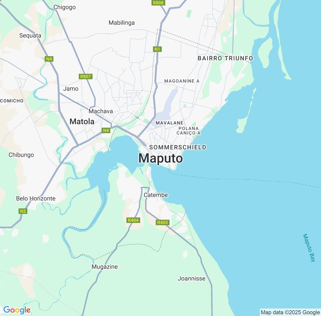 Map image for Intellectual Property Lawyers in Maputo and Maputo City IP firms at coordinates  ; .