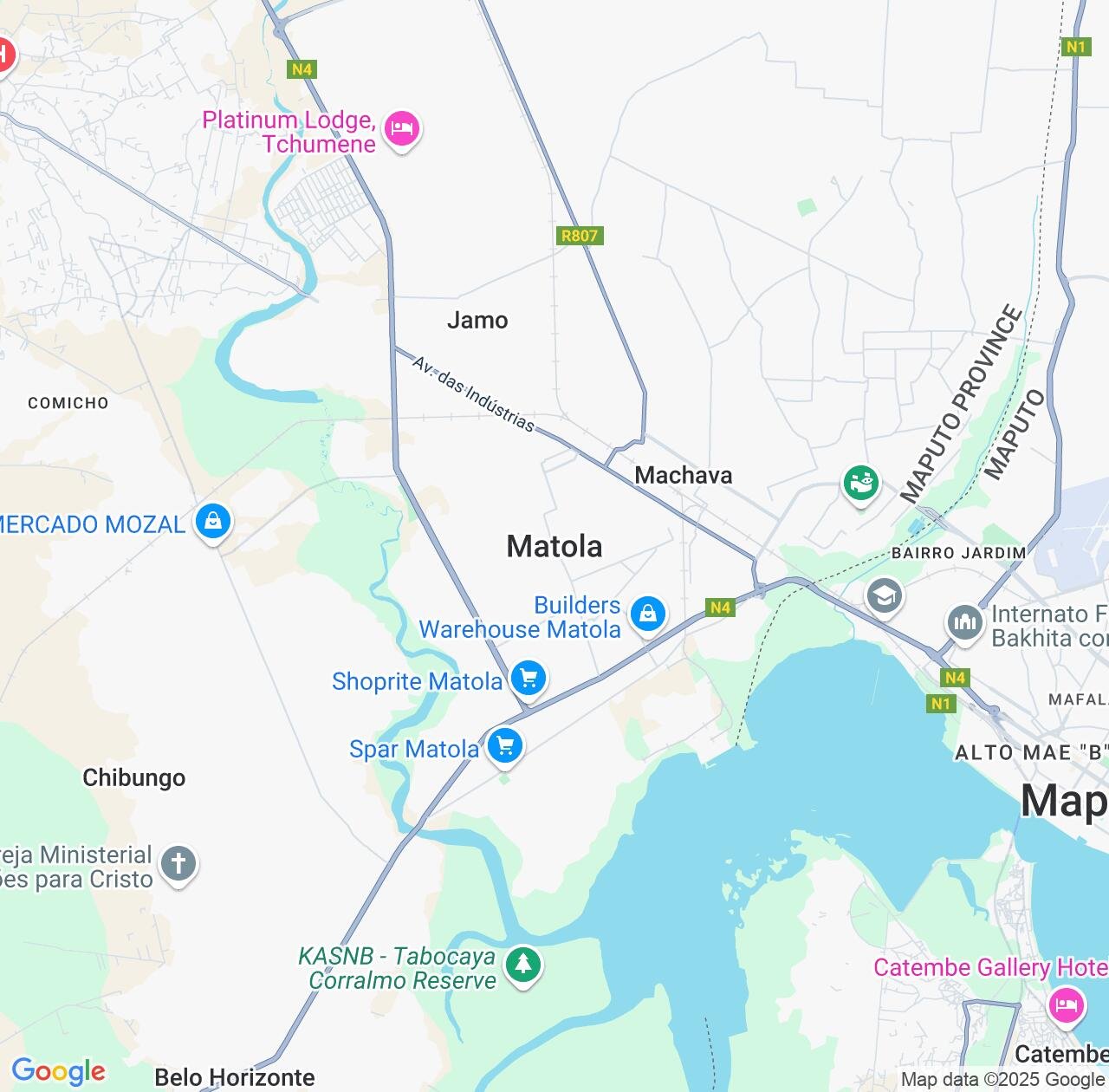 Map image for Intellectual Property Lawyers in Matola and Maputo Province IP firms at coordinates  ; .