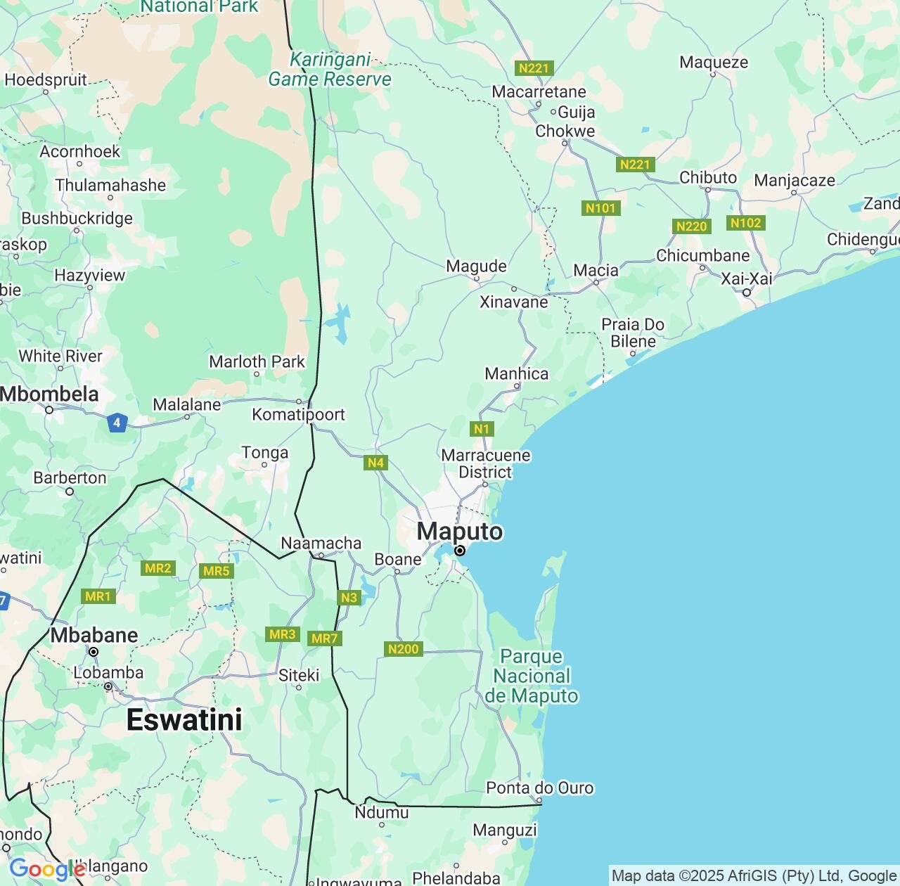 Map image for Intellectual Property Lawyers in Maputo Province and Mozambique IP firms at coordinates  ; .