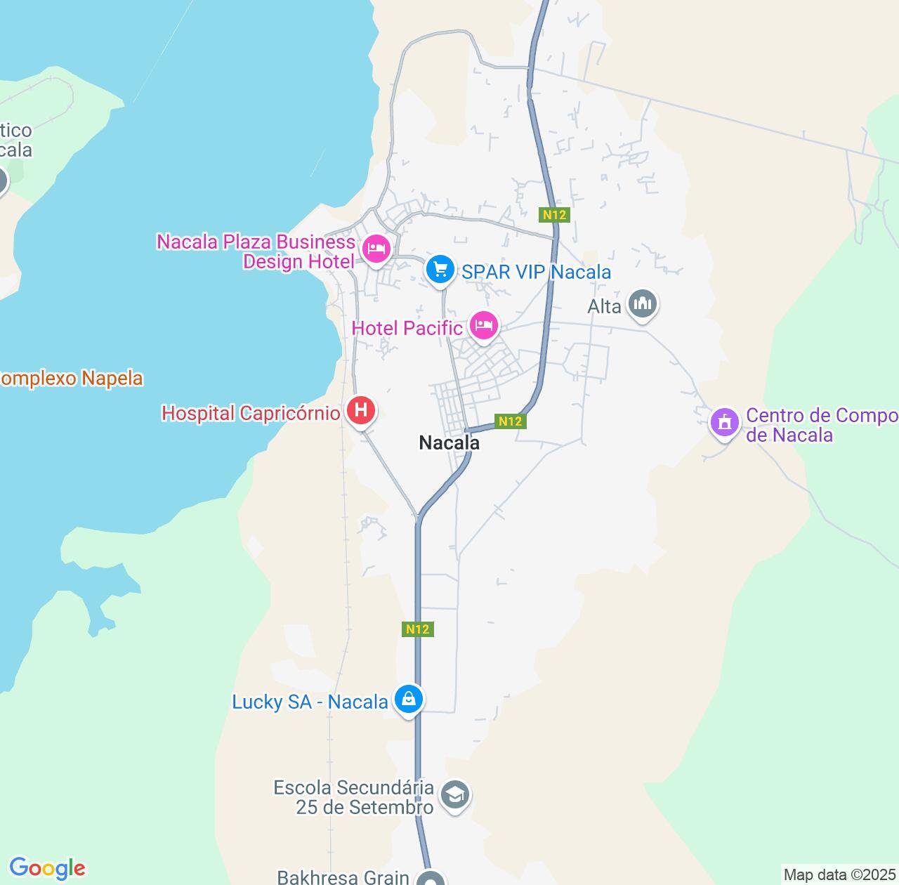 Map image for Intellectual Property Lawyers in Nacala and Nampula IP firms at coordinates  ; .