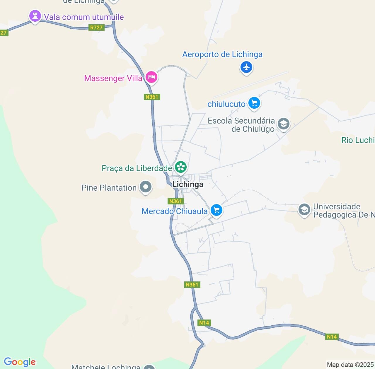 Map image for Intellectual Property Lawyers in Lichinga and Niassa Province IP firms at coordinates  ; .
