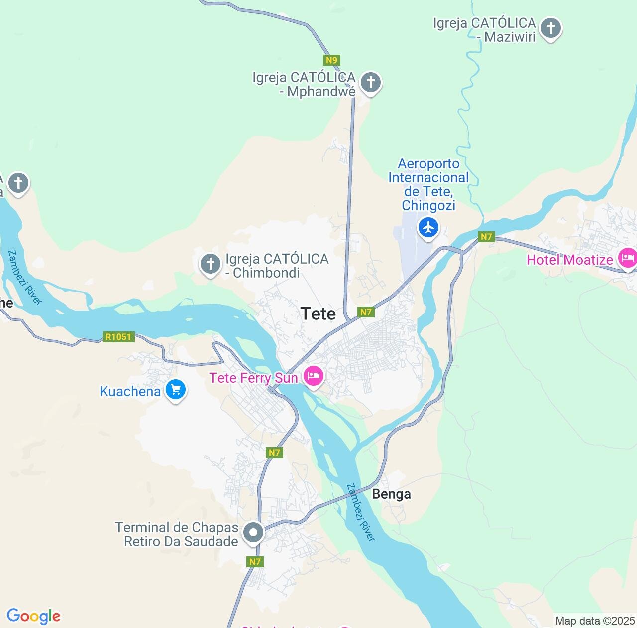 Map image for Intellectual Property Lawyers in Tete and Mozambique IP firms at coordinates  ; .