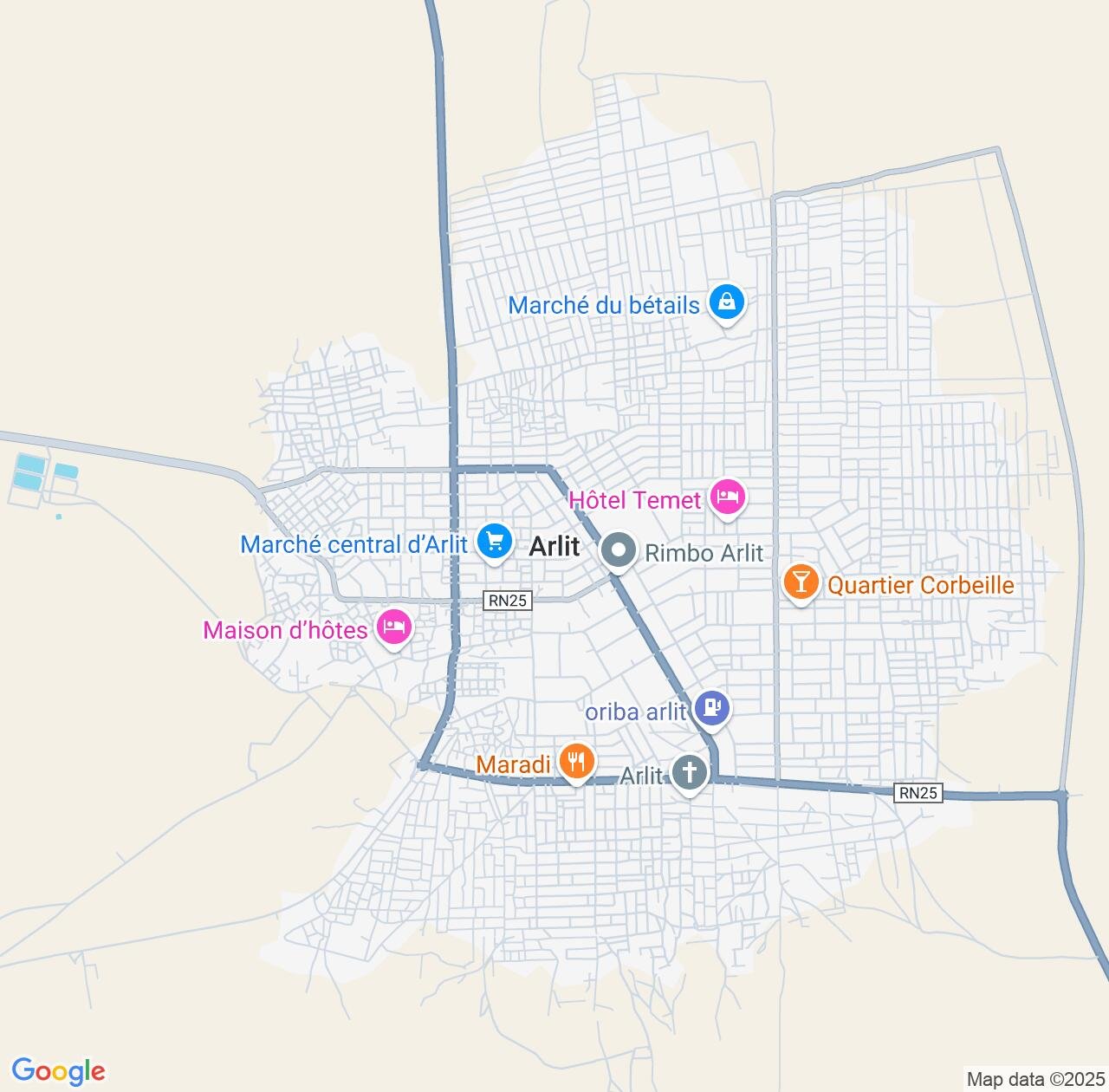 Map image for Intellectual Property Lawyers in Arlit and Agadez IP firms at coordinates  ; .
