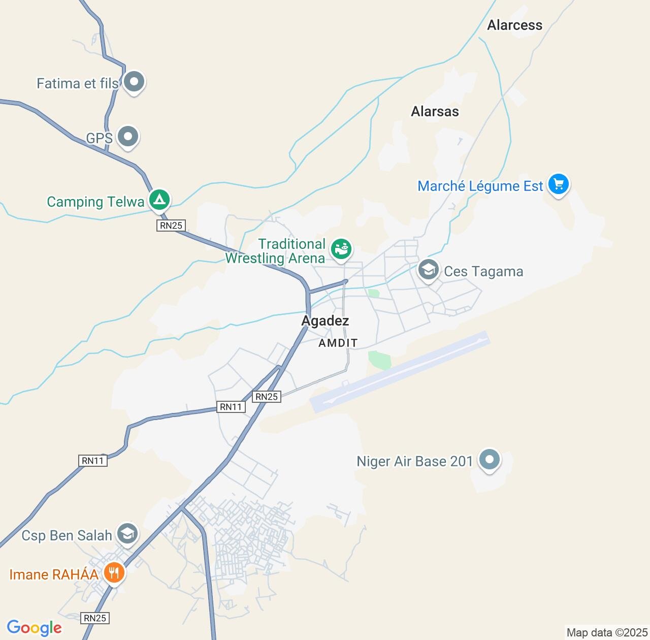 Map image for Intellectual Property Lawyers in Agadez and Niger IP firms at coordinates  ; .