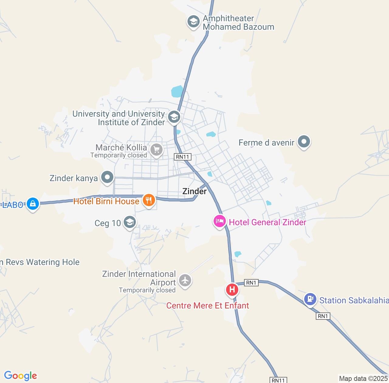 Map image for Intellectual Property Lawyers in Zinder and Zinder Region IP firms at coordinates  ; .