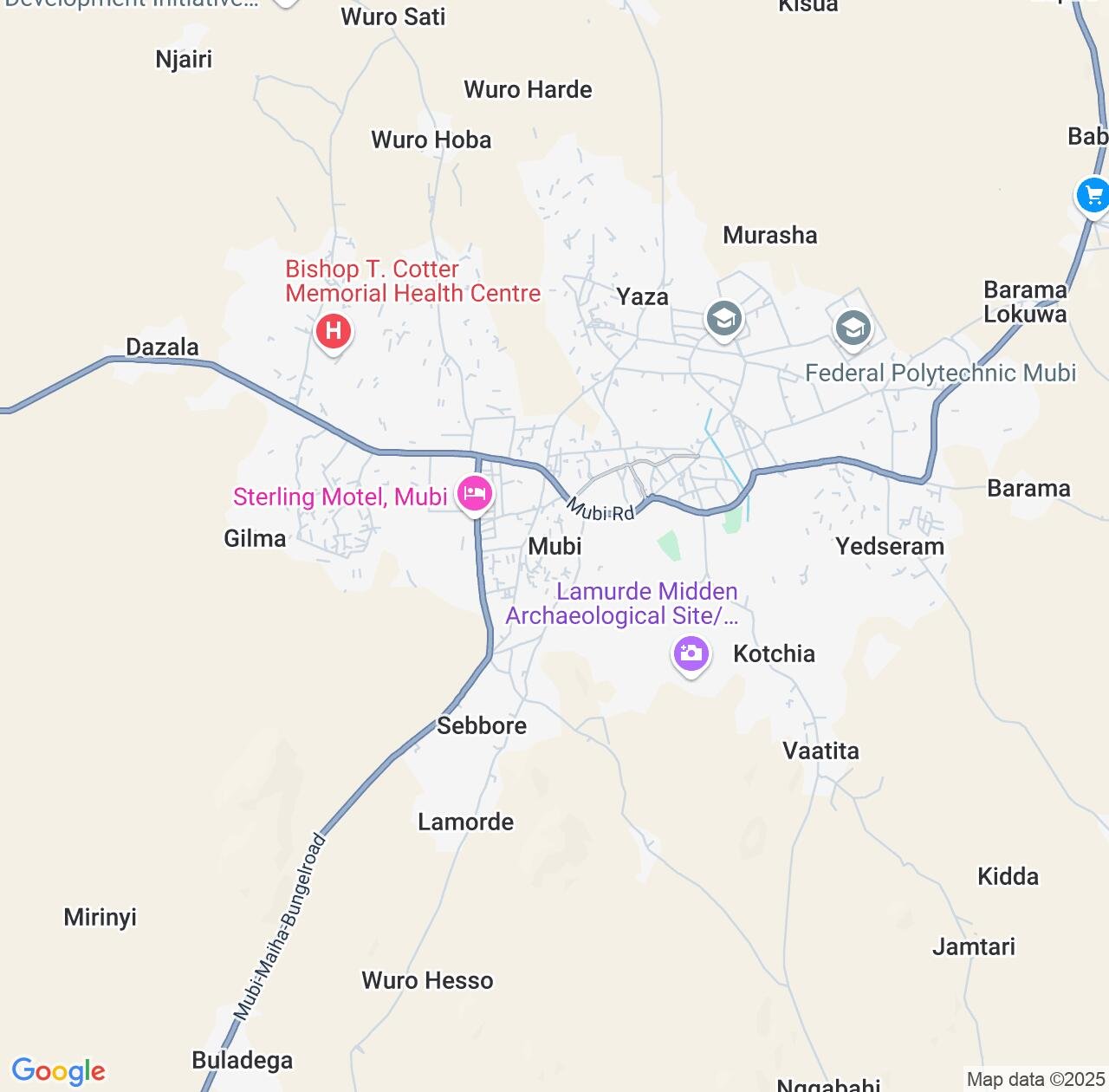 Map image for Intellectual Property Lawyers in Mubi and Adamawa IP firms at coordinates  ; .