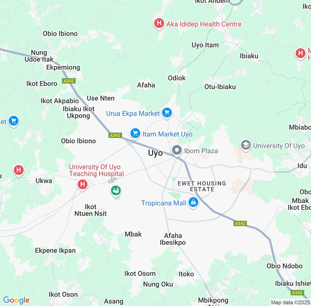 Map image for Intellectual Property Lawyers in Uyo and Akwa Ibom State IP firms at coordinates  ; .