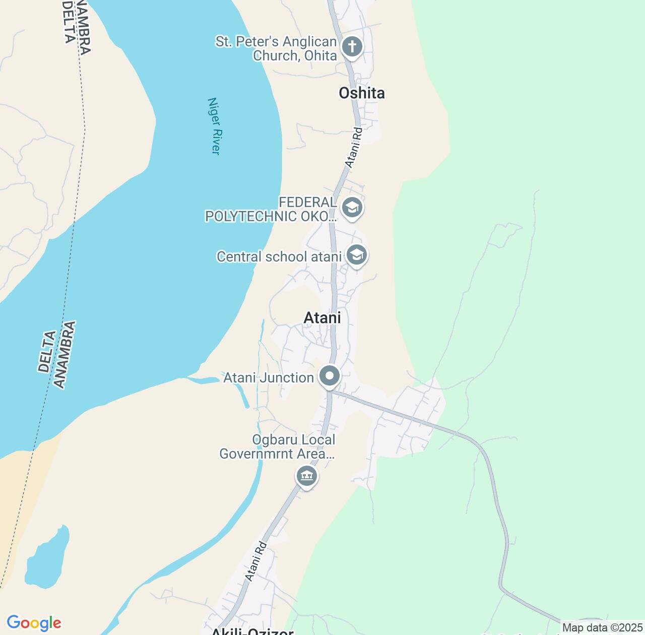 Map image for Intellectual Property Lawyers in Atani and Anambra IP firms at coordinates  ; .