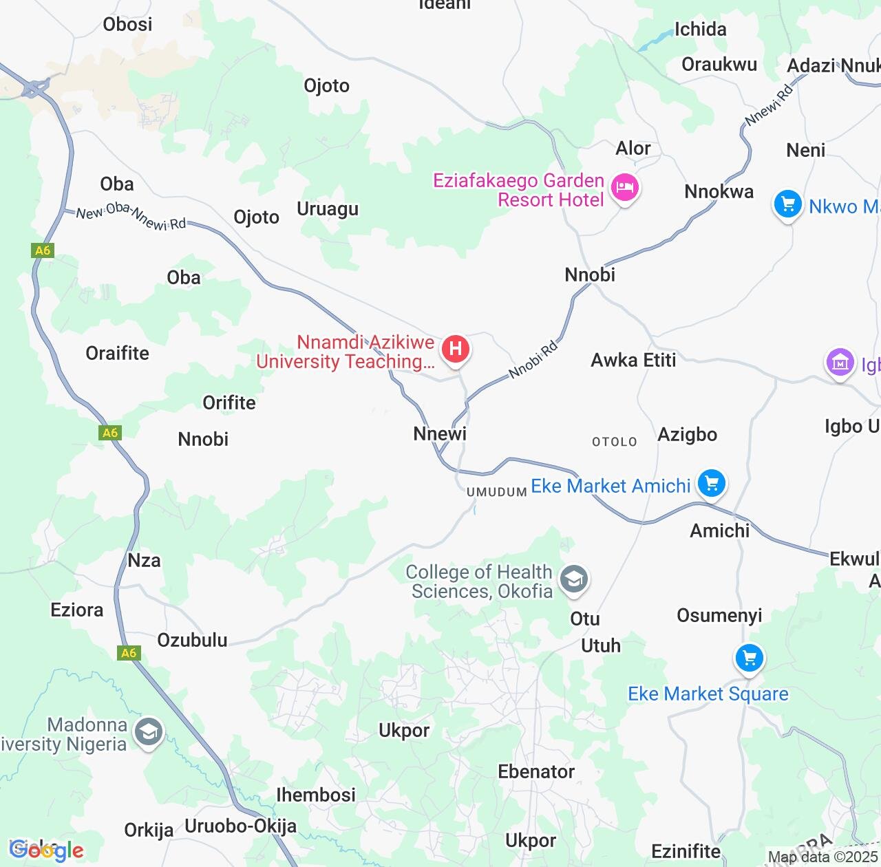 Map image for Intellectual Property Lawyers in Nnewi and Anambra IP firms at coordinates  ; .