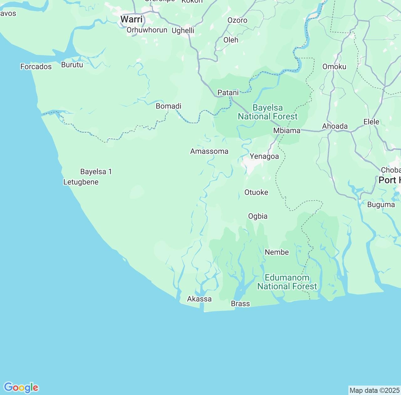 Map image for Intellectual Property Lawyers in Bayelsa State and Nigeria IP firms at coordinates  ; .