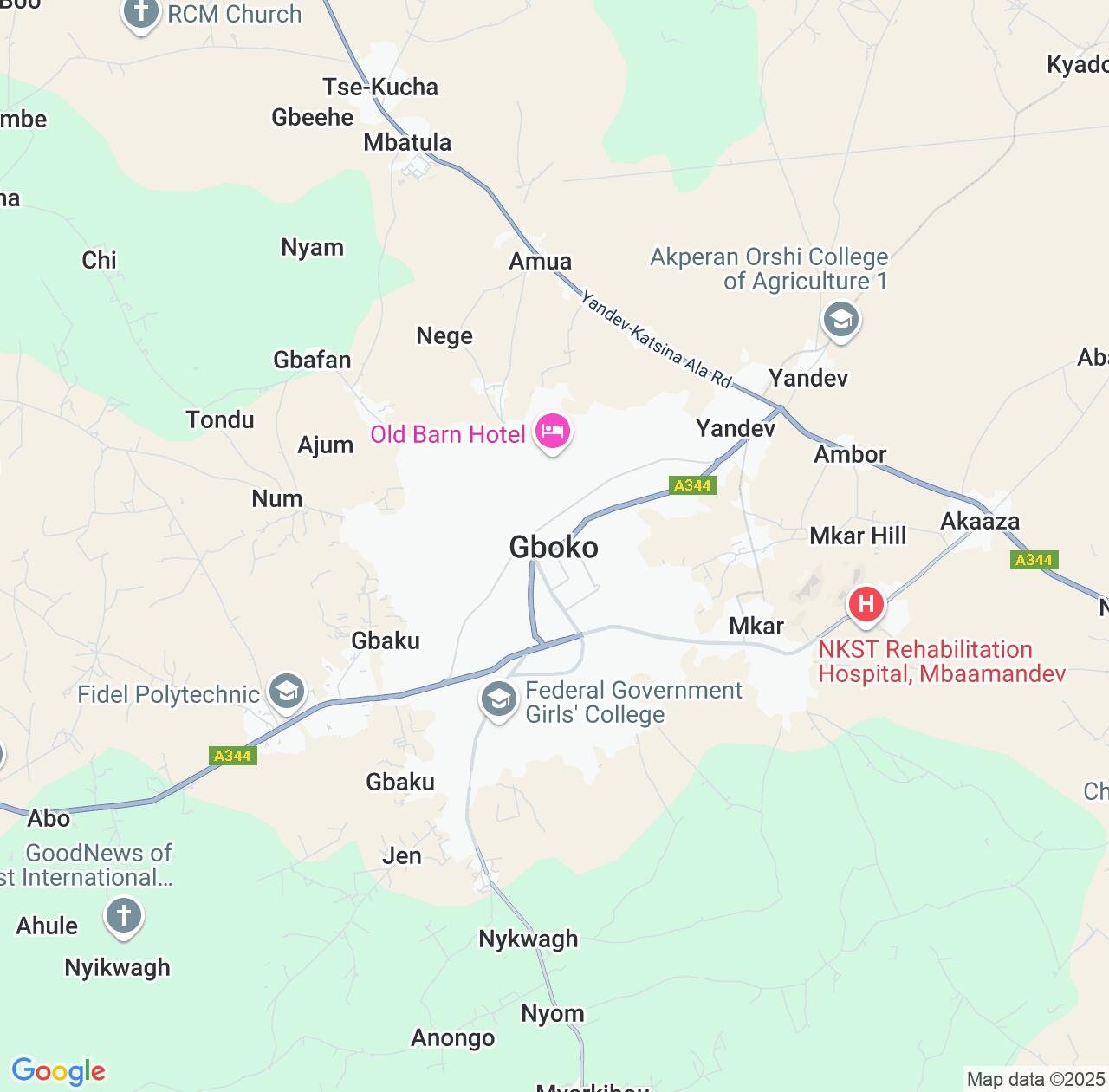 Map image for Intellectual Property Lawyers in Gboko and Benue State IP firms at coordinates  ; .