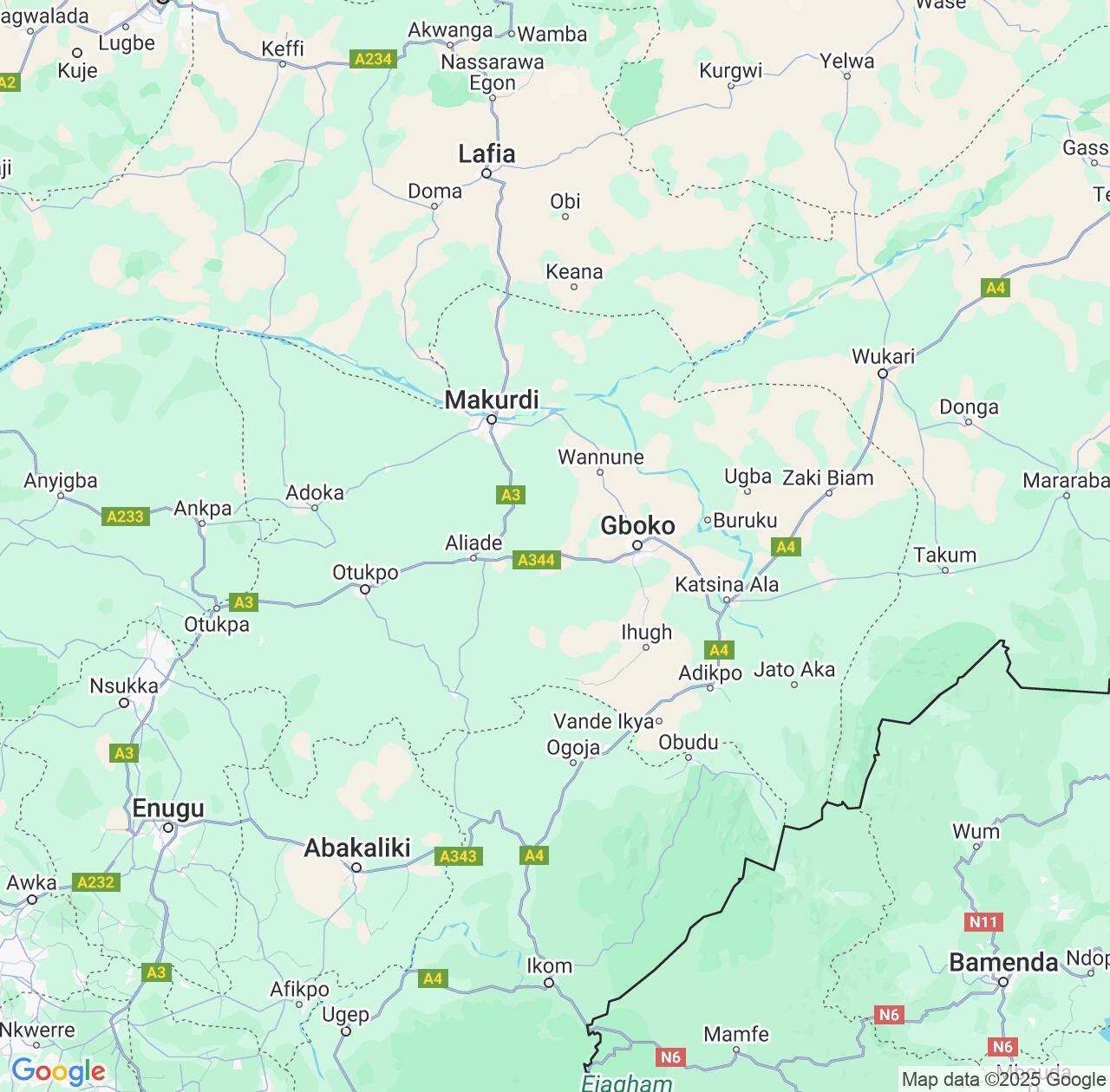 Map image for Intellectual Property Lawyers in Benue State and Nigeria IP firms at coordinates  ; .
