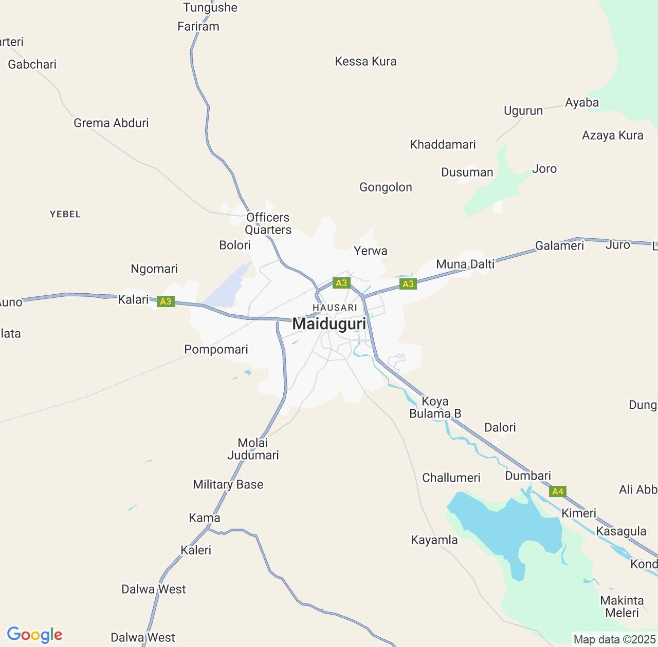 Map image for Intellectual Property Lawyers in Maiduguri and Borno State IP firms at coordinates  ; .