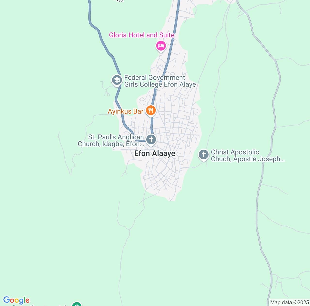 Map image for Intellectual Property Lawyers in Efon-Alaaye and Ekiti State IP firms at coordinates  ; .